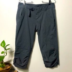 Prana hiking capris technical material size 6